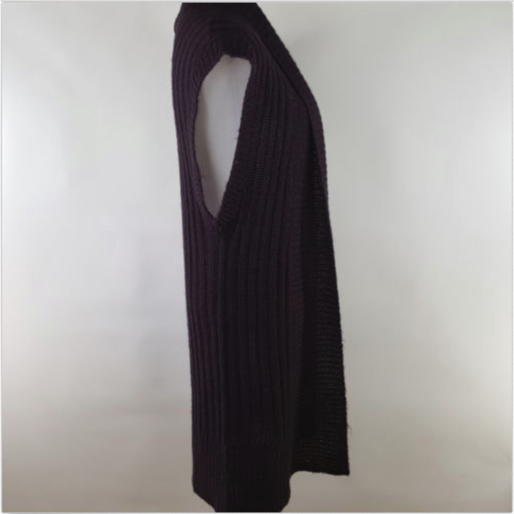 Dollz Sleeveless Open Front Sweater Size Large - Picture 4 of 5